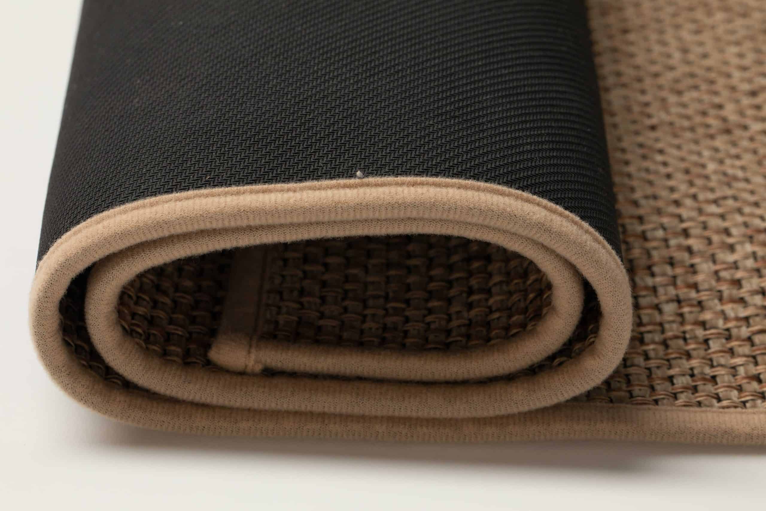 שטיח אלדו שאניל שחור עגול קוטר 140