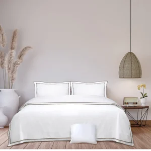 מצעים אלכסה – לבן זהב