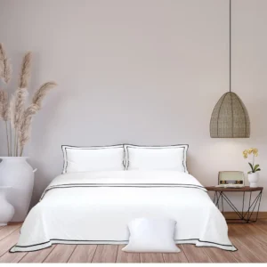 מצעים אלכסה – לבן שחור