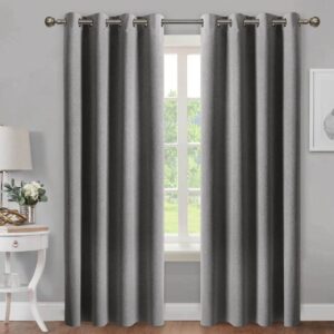 וילון לינדה האפלה – צבע אפור כהה