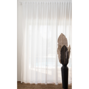 וילון השחלה דנית – שמנת