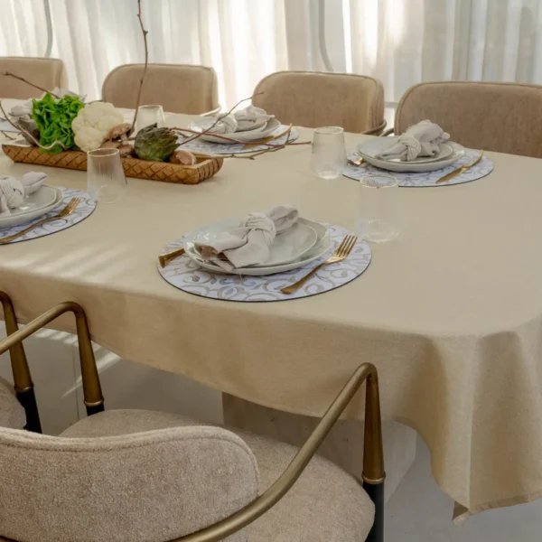 מפת שולחן גקארד דמוי פשתן  וינה – בג