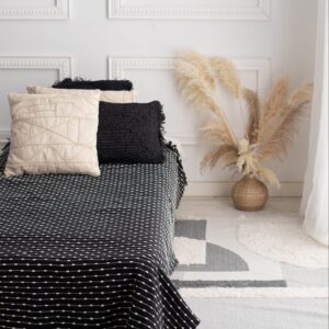 כיסוי מיטה/שמיכה דובאי – חוט שמנת