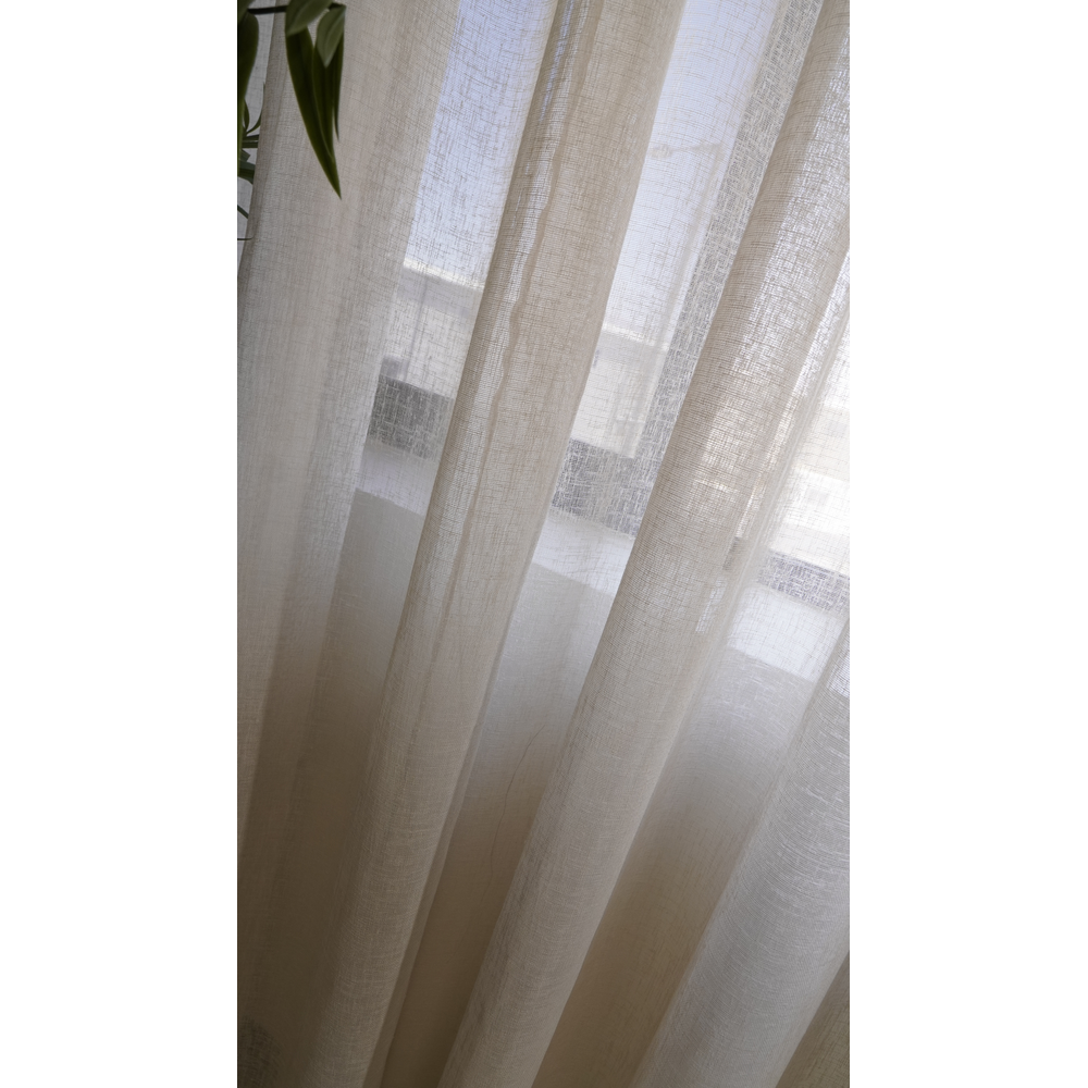 וילון טוהר – צבע אבן