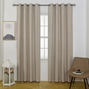 וילון מיכל האפלה 100% – קפה