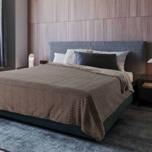 מערכת מצעים חורף אליוט – קפה