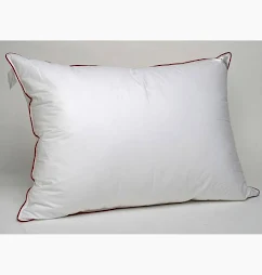 כרית שינה חצי קשה - בד כותנה סרוקה ומילוי הולופייבר