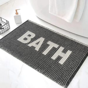 שטיח אמבטיה ואפל קוסטה אפור